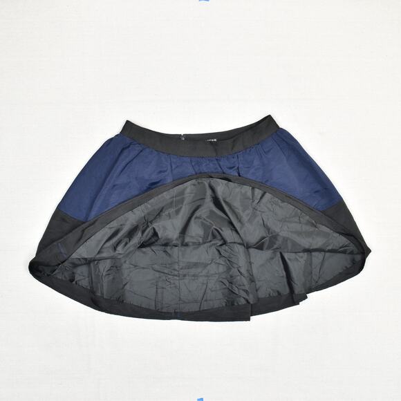 Express Women's Flare Skirt Colorblock Zip Polyester Multicolor Size 12 - Picture 2 of 8